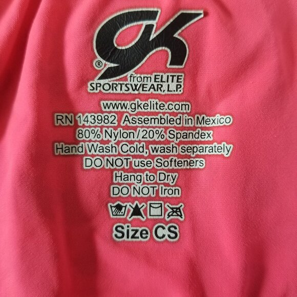 Girl's GK leopard print one-piece swimsuit S - Picture 5 of 5